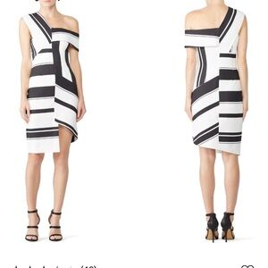 Aijek Marjorie Asymmetric Dress